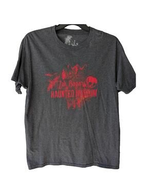 Zak Bagans Haunted Museum Shirt Large L Ghost Adventures Horror Goth Made In USA